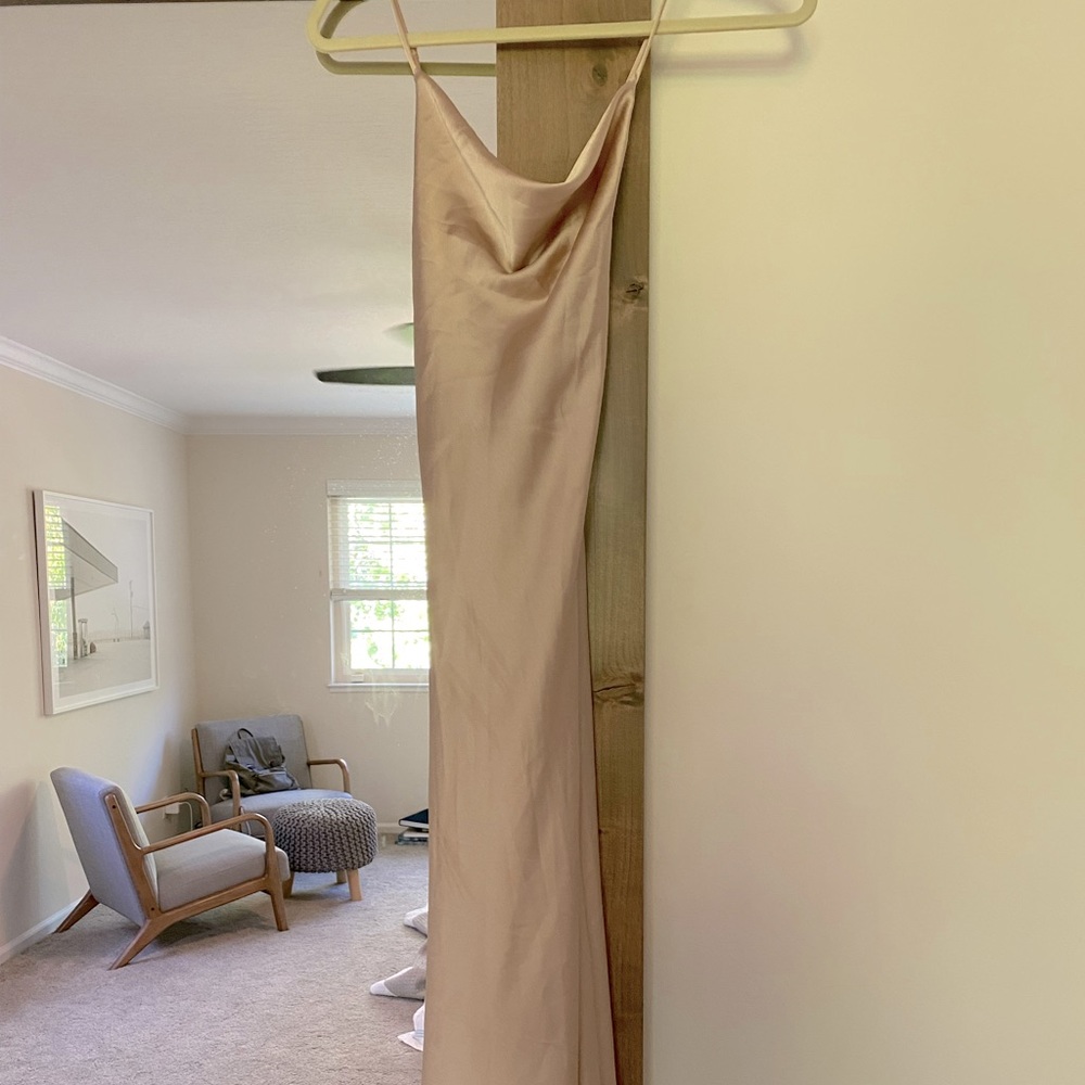 Show Me Your Mumu Slip Dress Champagne